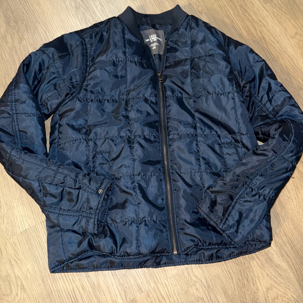 H&M Dark Blue Bomber‎ Jacket